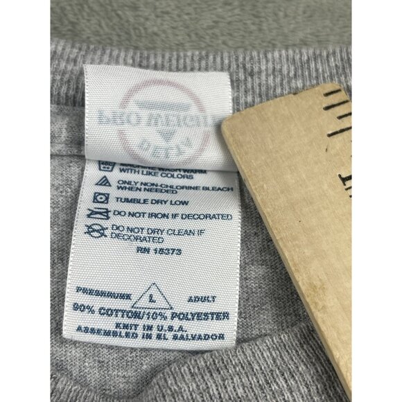 VTG Christianity Shirt Jesus Lifeguard Men Large Gray Short Sleeve Christian Y2K - Picture 4 of 9